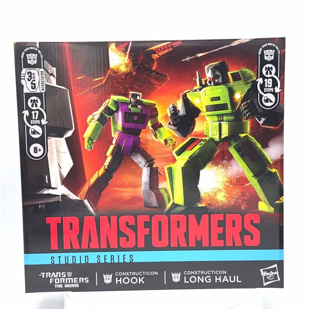 Hasbro Transformers Studio Series Hook Long Haul New Constructicon 2-Pack